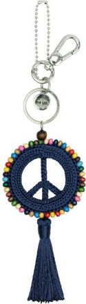 The Sak Yarnicharmz Crochet Peace Dangle in Denim at Nordstrom