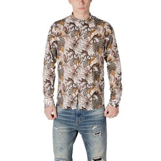 Gianni Lupo Multicolor Katoenen Patroon Shirt