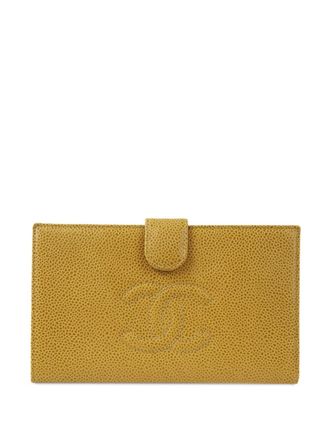 Chanel Portafoglio bi-fold con logo CC Pre-owned 2000 - Toni neutri