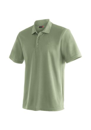 Maier Sports Funktionsshirt MAIER SPORTS Ulrich, Herren, Gr. M, gr&uuml;n (heugr&uuml;n), 100% Polyester, Rundhals, Shirts Funktionsshirt, Herren Poloshirt, kurzarm Freizeit