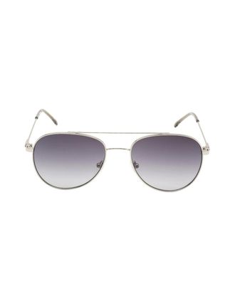 Calvin Klein Mens Calvin Klein Ck20120S 045 Silver Sunglasses - Size: ONE size