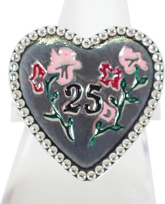 Gucci Sterling Silver 925 Band Ring (Pre-Owned)
