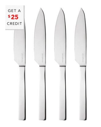 Mepra 4Pc Stile Steak Knives Set With $25 Credit