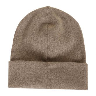 Brunello Cucinelli Bruine Cashmere Skullcap Aw 24 - Dames - Hoeden - Bruin - S - Kasjmier - Accessoires