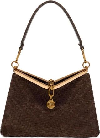 Etro Tassen, Dames, Bruin, ONE Size, Leer, Shoulder Bag