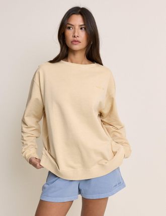 Nobody's Child Yellow Relaxed Fit Sweatshirt