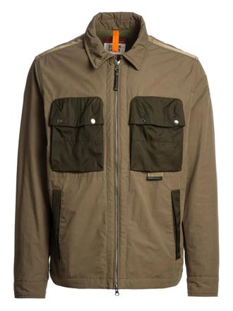 Parajumpers Type -C flap-pocket zip-front jacket - men - Fabric - S - Brown