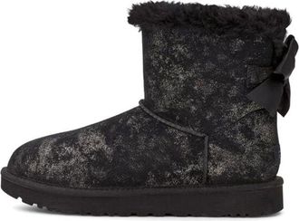 UGG (WMNS) UGG Mini Bailey Bow Glimmer Black 1125795-BLK