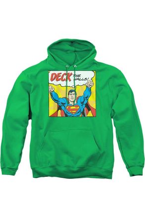 Gildan DC Comics Deck The Halls Adult Pull Over Hoodie / Hooded Sweatshirt