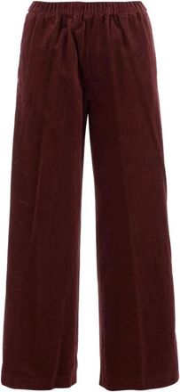 Aspesi Dames, Broeken, Bruin, Maat: XS Leer