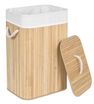 OEM Cesta De Bamb&uacute; Para Ropa Interior Y Juguetes, Contenedor De Madera De 80 Litros