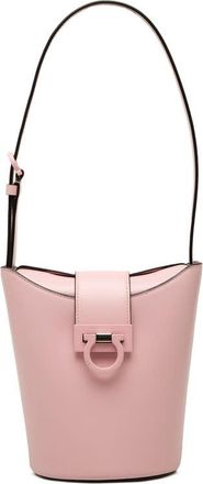 Ferragamo Pre-owned Ferragamo Small Leather Trifolio Shoulder Bag Ladies YSUC7S09968RM3UI