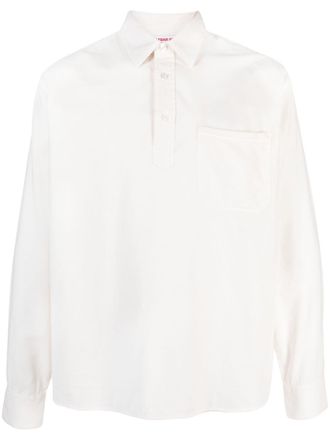 Orlebar Brown long-sleeve cotton shirt - White
