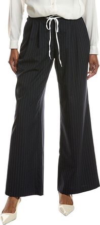 Avec Les Filles Pleated Lace-Up Front Pant