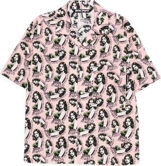 Palm Angels Graphic-print Short-sleeve Shirt