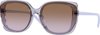 Vogue Eyewear VO5684SD Asian Fit 292568 Womens Sunglasses Purple Size 65