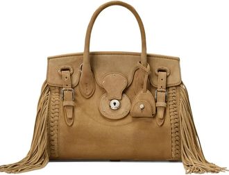 Ralph Lauren Collection Borsa tote Ricky 27 piccola in pelle - Marrone