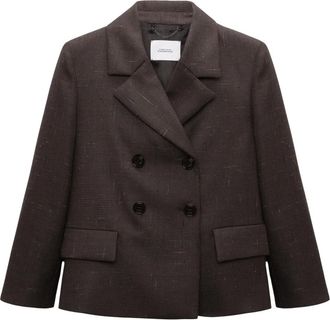 Dorothee Schumacher Casual Attraction Jacket - Dames - Blazers - Groen - XL - Wol - Jassen