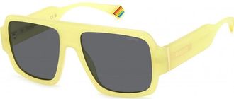 Polaroid Womens PLD 6209 55 40G Sunglasses - Yellow - One Size
