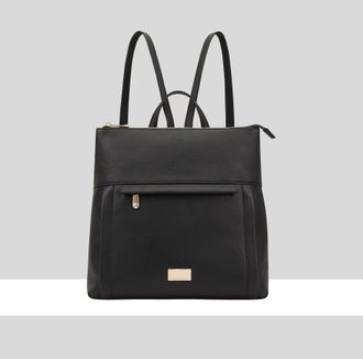 Paul Costelloe Womens Otava Leather Backpack - Black - One Size