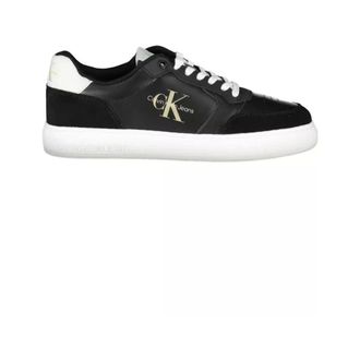 Calvin Klein Schoenen, Heren, Zwart, 42 EU, Polyester, Calvin Klein Black Polyester Sneaker