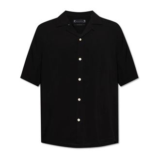 AllSaints Venice Shirt - Heren - Korte mouwen Overhemden - Zwart - XL - Overhemden