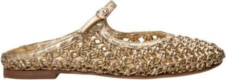 Marc Ellis Sandalen - Dames - Slip ons - Beige - 38 EU - Leer - Schoenen