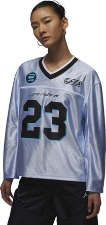 Nike Jordan (WMNS) Air Jordan Long Sleeve Jersey Asia Sizing Hydrogen Blue HF9460-407