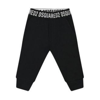 Dsquared2 Joggers - male - Dsquared2 - Sweatpants - Black - 3 Y - Kids