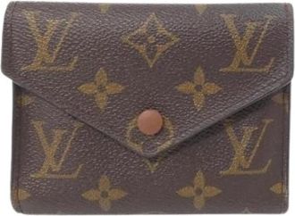 Louis Vuitton Pre-owned Monogram Portemonnee - Dames - Vintage Accessoires - Bruin - ONE Size - Vintage
