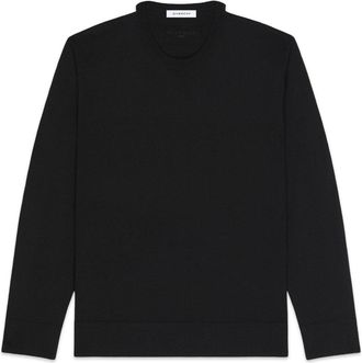 Givenchy BRANDED WOOL SWEATER Size: M, colour: BLACK