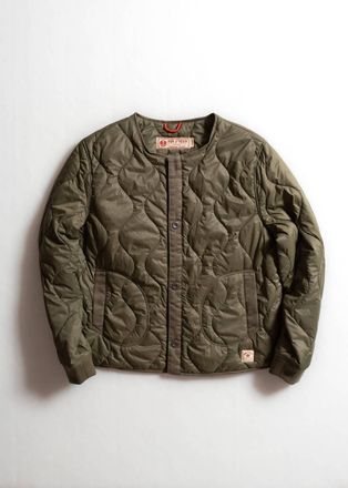 Iron And Resin Womens Hudson Quilted Jacket In Olive