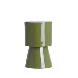 Light & Living Mesa Auxiliar Olivo Brillo Madera &Oslash;30x49 Light & Living
