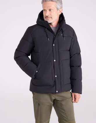 Mountain Warehouse Mens Mountain Warehouse Mens Manta Padded Jacket - Black - Size: Regular/34