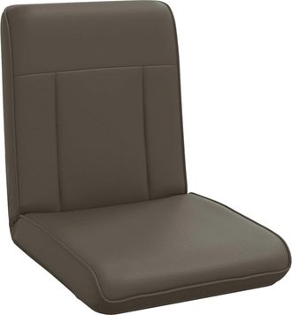 vidaXL Sill&oacute;n Ajustable Gris Cuero Sint&eacute;tico Vidaxl