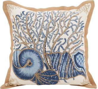 Saro Lifestyle Seashell Down-Filled Pillow