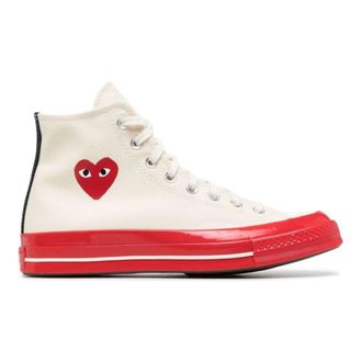 Comme Des Garçons Sneakers, male, White, 8 UK, Chuck Taylor 1970s High Top Trainers