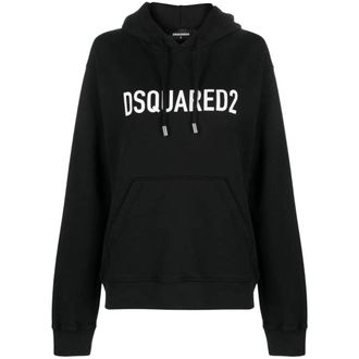 Dsquared2 Cool Fit Brand Logo Zwarte Hoodie