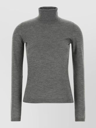Brunello Cucinelli cashmere blend turtleneck sweater long sleeves