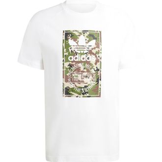 adidas Lifestyle Camo Logo Graphic T-Shirt in White at Nordstrom, Size Medium R