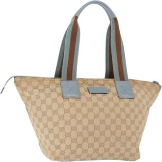 Gucci Pre-owned Tote Bags, female, Beige, Size: ONE SIZE Pre-owned Vintage Tote Bag