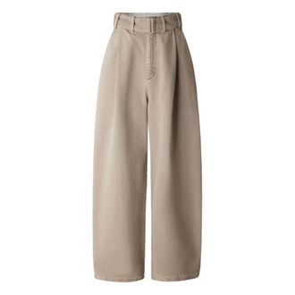 SOEUR Soeur, Dames, Broeken, Grijs, Maat: 2XS Katoen