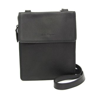 Ferragamo Leather Nylon Shoulder Bag Tote Bag (Pre-Owned)