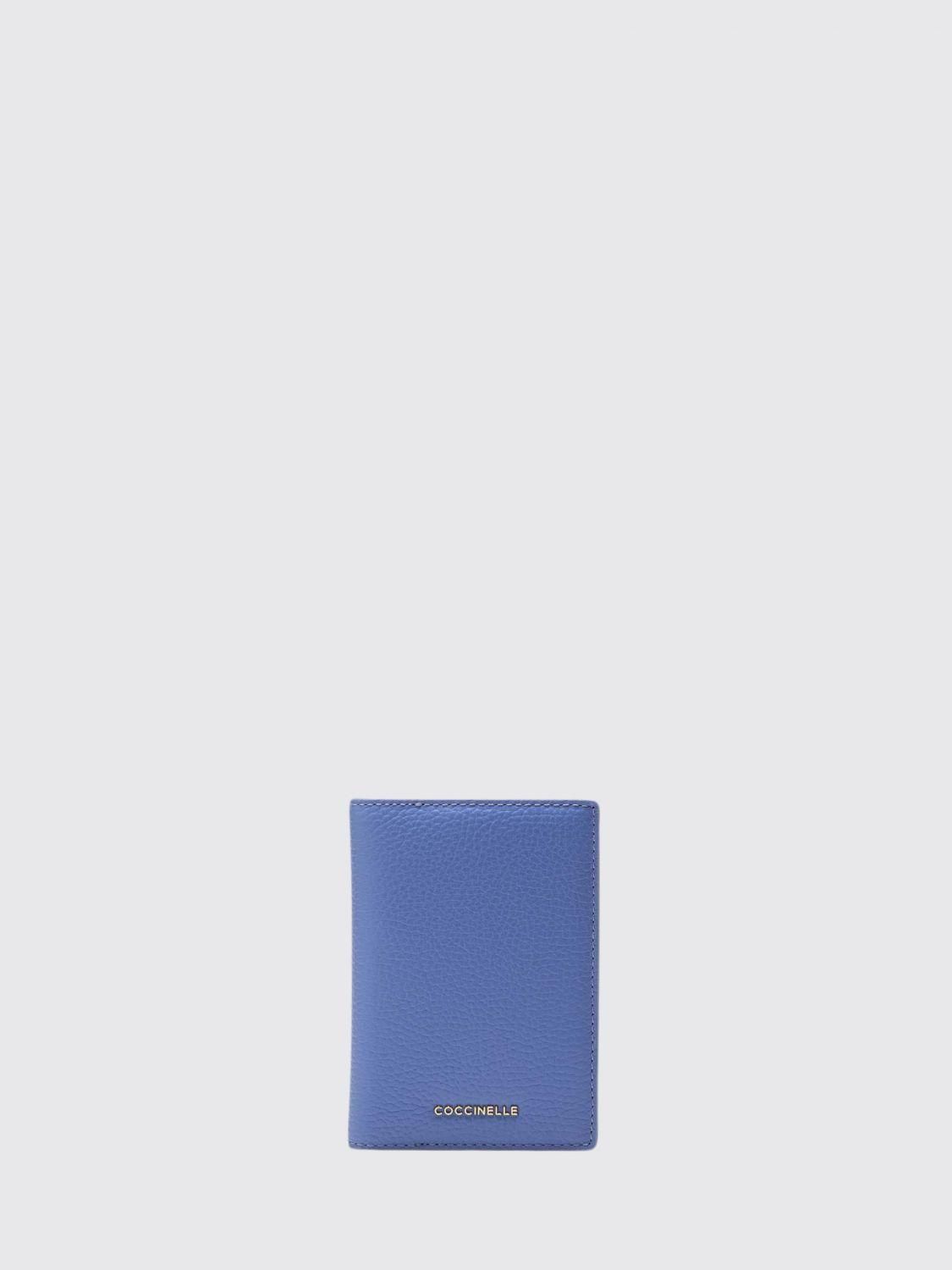 Coccinelle Metallic Soft Portafoglio pelle di vacchetta grana deep blue Coccinelle Metallic Soft Portafoglio pelle di vacchetta grana deep blue