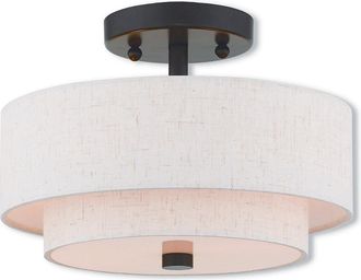 Livex Lighting Livex Claremont 2 Light Ebz Ceiling Mount