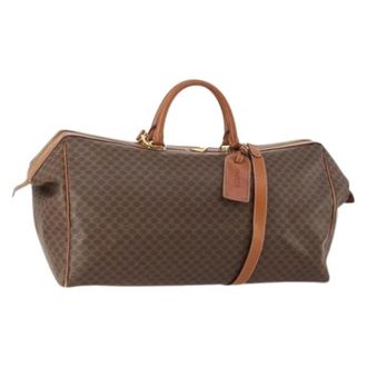 Celine Pre-owned Weekend Bags, female, Brown, Size: ONE SIZE Pre-owned Vintage Boston Bag