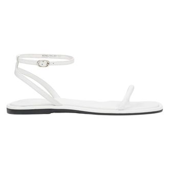 Estro & Luminara Strappy Flat Sandals - female - Estro - Flat Sandals - White - 3 UK - Shoes
