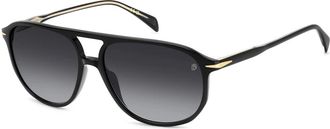 Eyewear by David Beckham Zonnebril - Heren - Zonnebrillen - Zwart - 58 MM - Accessoires