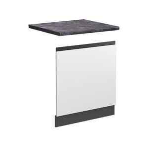 Vicco Panel Frontal R-line, Blanco, 60 Cm, Et Antracita