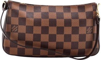 Louis Vuitton Brown Damier Ebene Navona Pochette Accessoires (Authentic Pre- Loved)